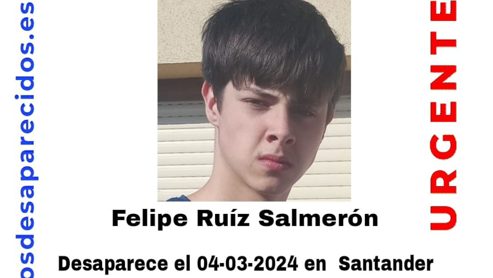 La Policía Nacional continúa investigando la desaparición de un menor de 15 años en Santander