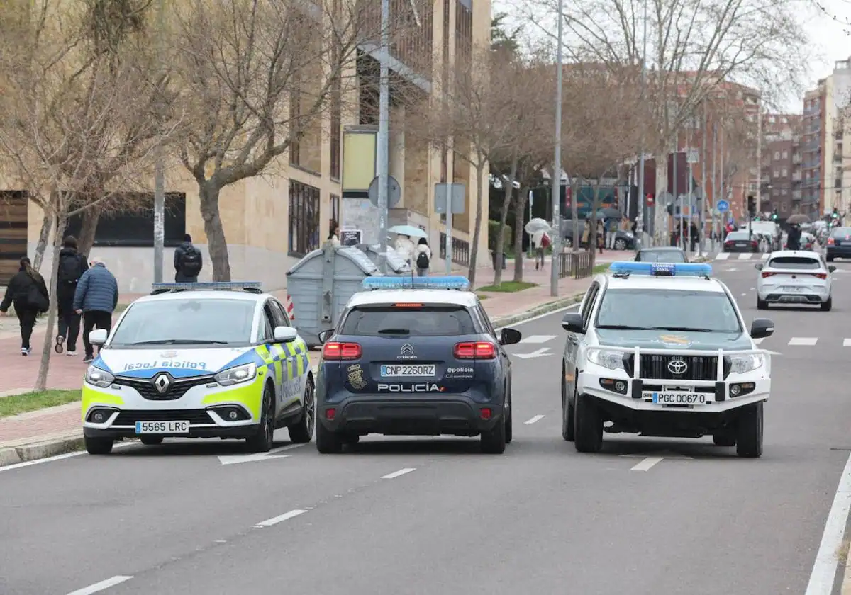 Un preso fugado en el hospital de Salamanca moviliza a Guardia Civil, Policía Local y Policía Nacional