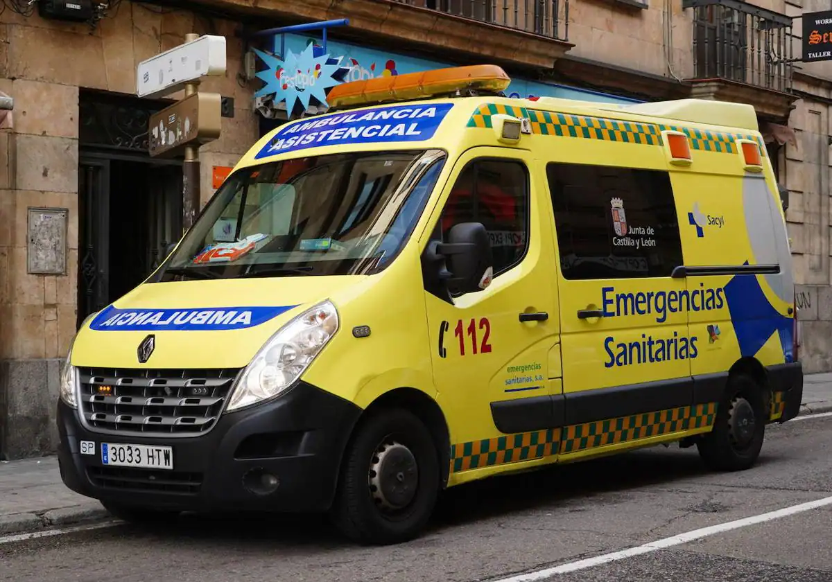 Un motorista de 47 años, al hospital tras caerse en El Campo de Peñaranda