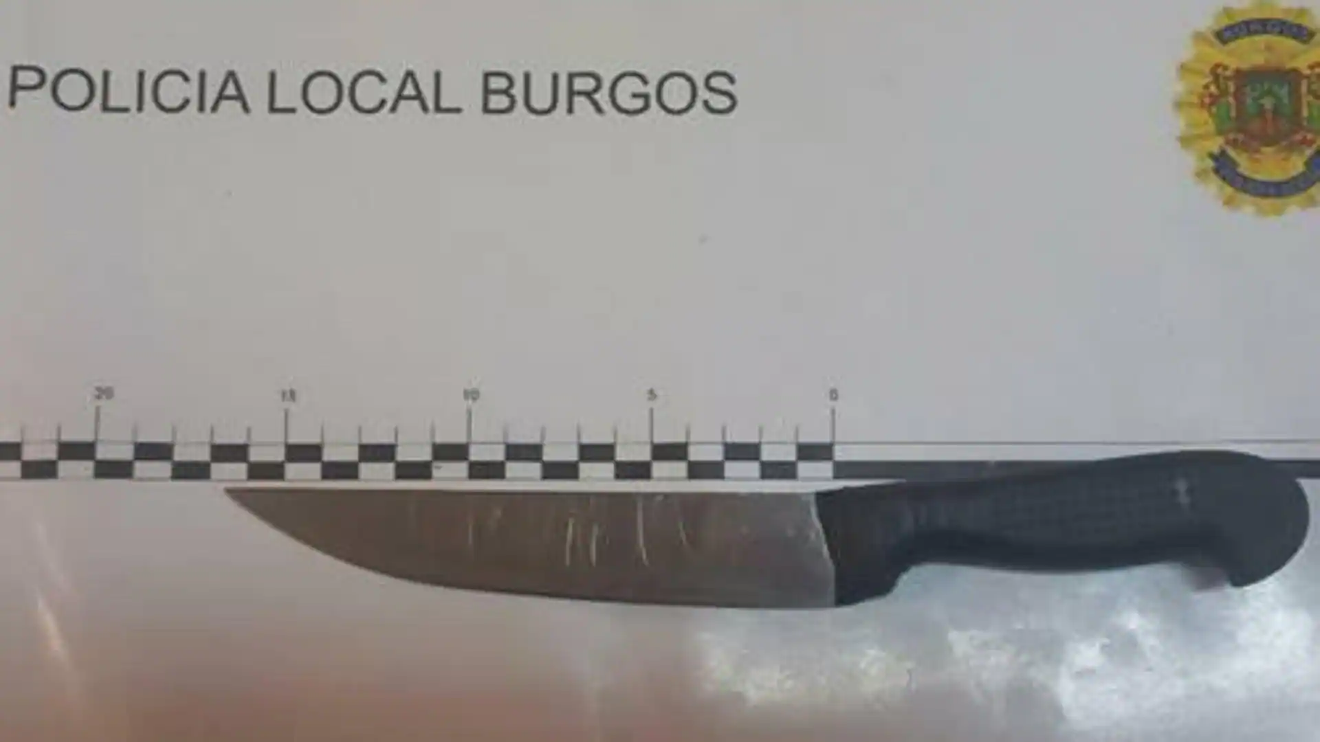 Detenido por amenazar a su madre con un cuchillo en Burgos