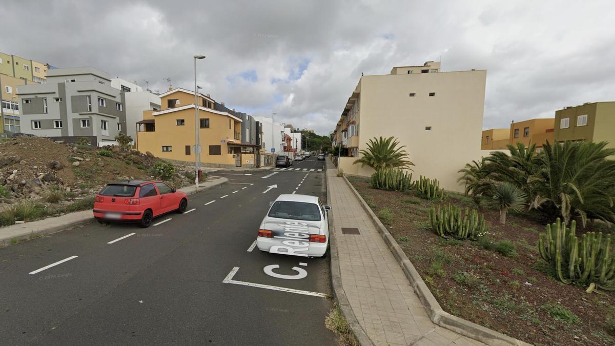 Calle en la que ocurrieron los hechos.