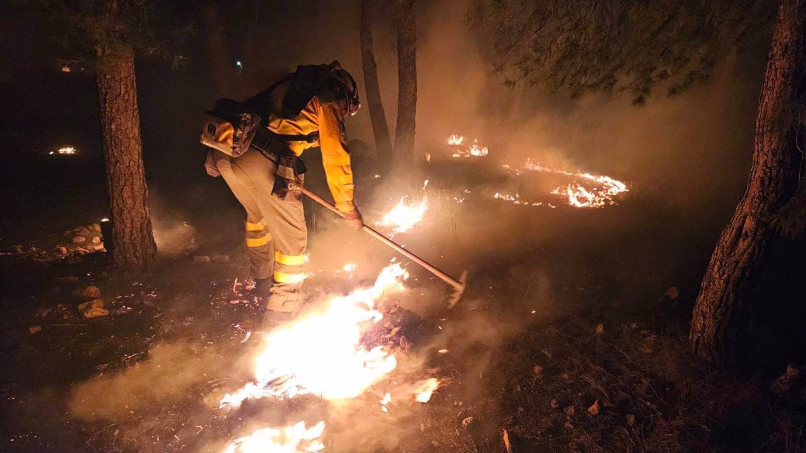 Efectivos del Plan Infomur logran extinguir incendio en el paraje de la Isla en Cieza