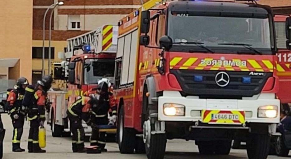 Una actuación de los bomberos. Archivo.