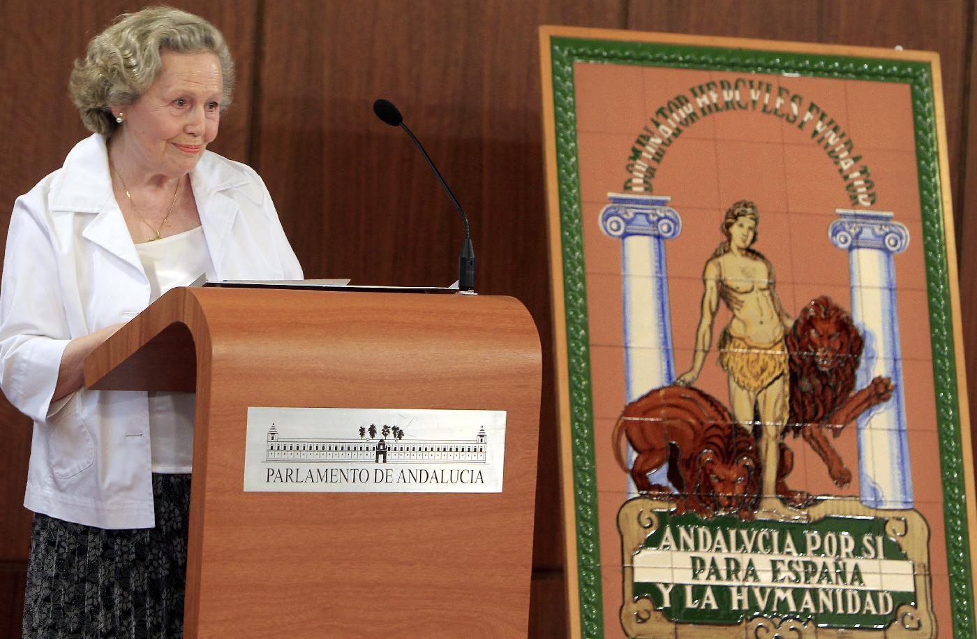 Fallece María de los Ángeles Infante, hija del Padre de la Patria Andaluza, a los 92 años