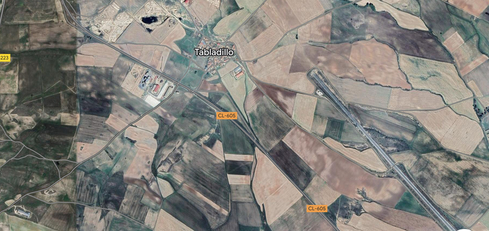 Herido con quemaduras tras averiarse su furgoneta en la CL-605