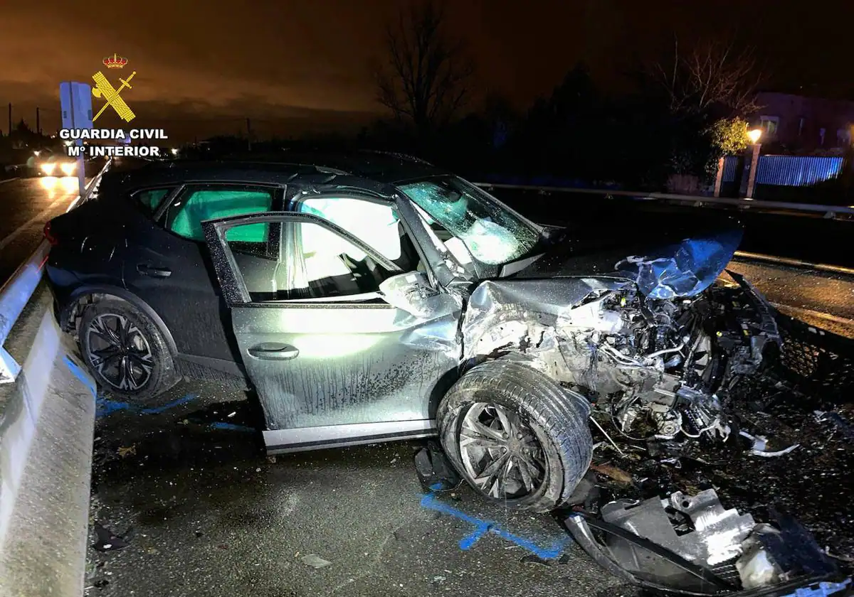 Investigado un conductor en La Rioja que causó un accidente cuando conducía ebrio