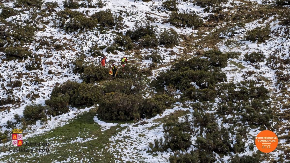 Rescate en Boca de Huérgano: Evacuan a senderista lesionado en el Boquerón de Bobias