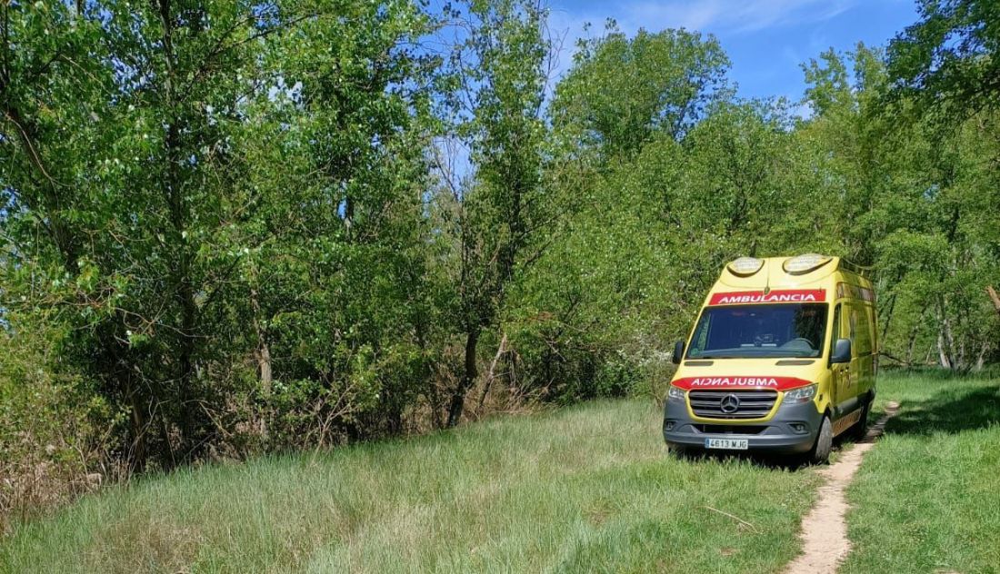 VÍDEO | Rescatado en helicóptero un ciclista tras sufrir un caída en Zamora