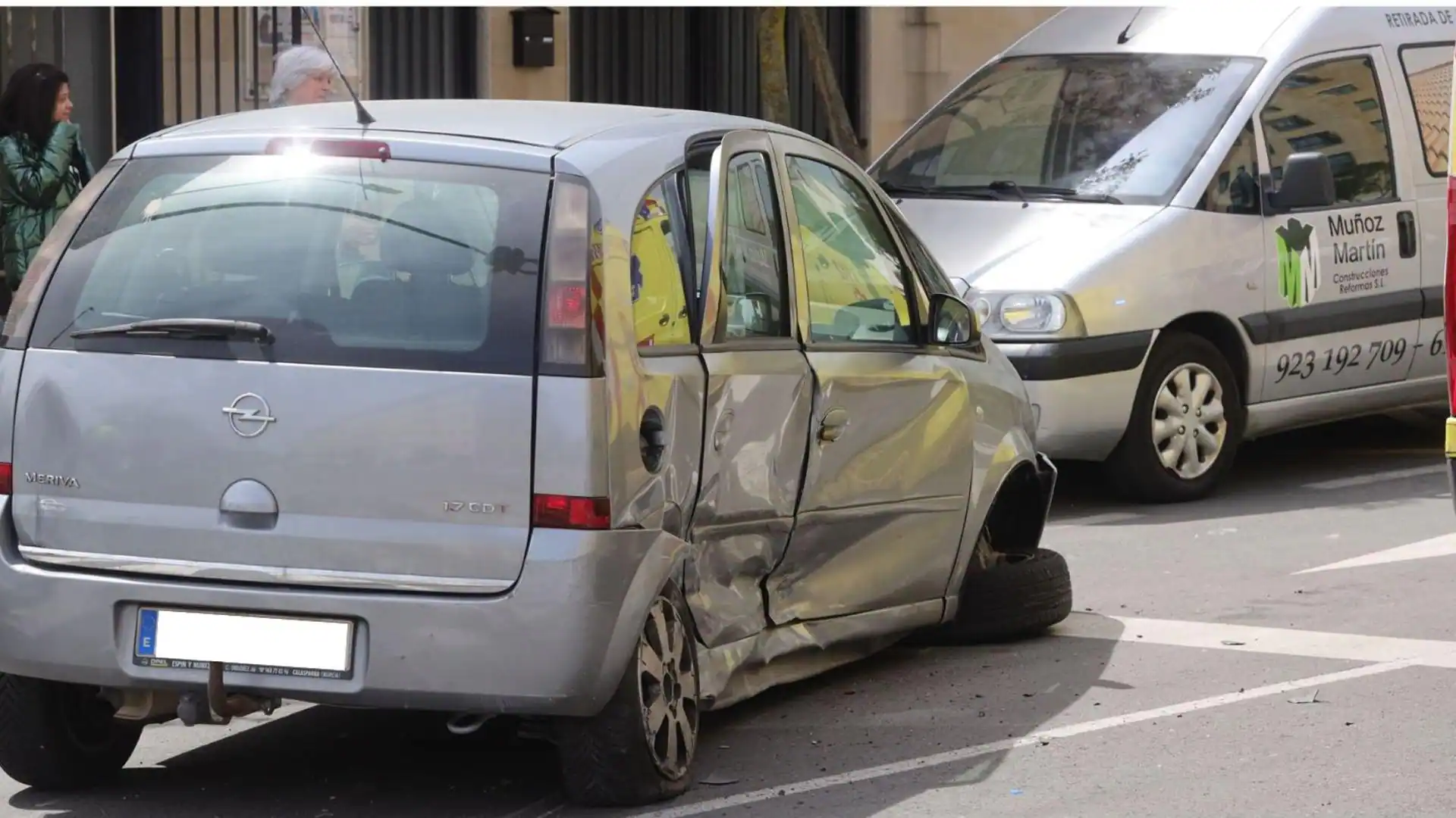 Tres mujeres heridas en sendos accidentes en Salamanca