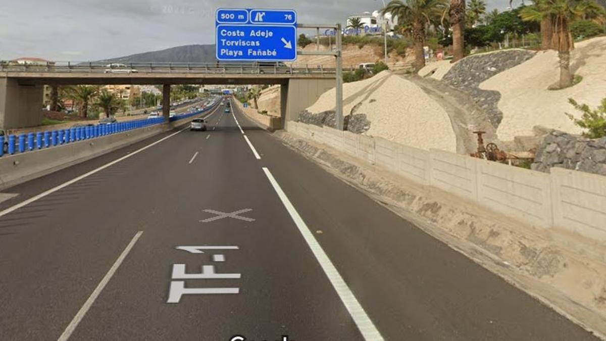 Un joven inglés fallece atropellado en la Autopista del Sur de Tenerife