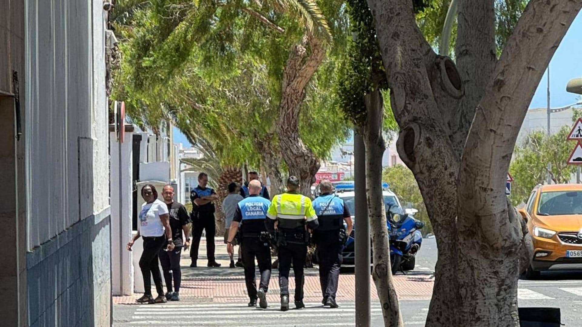 Intenta robar a un bebé de un año en plena calle de Arrecife