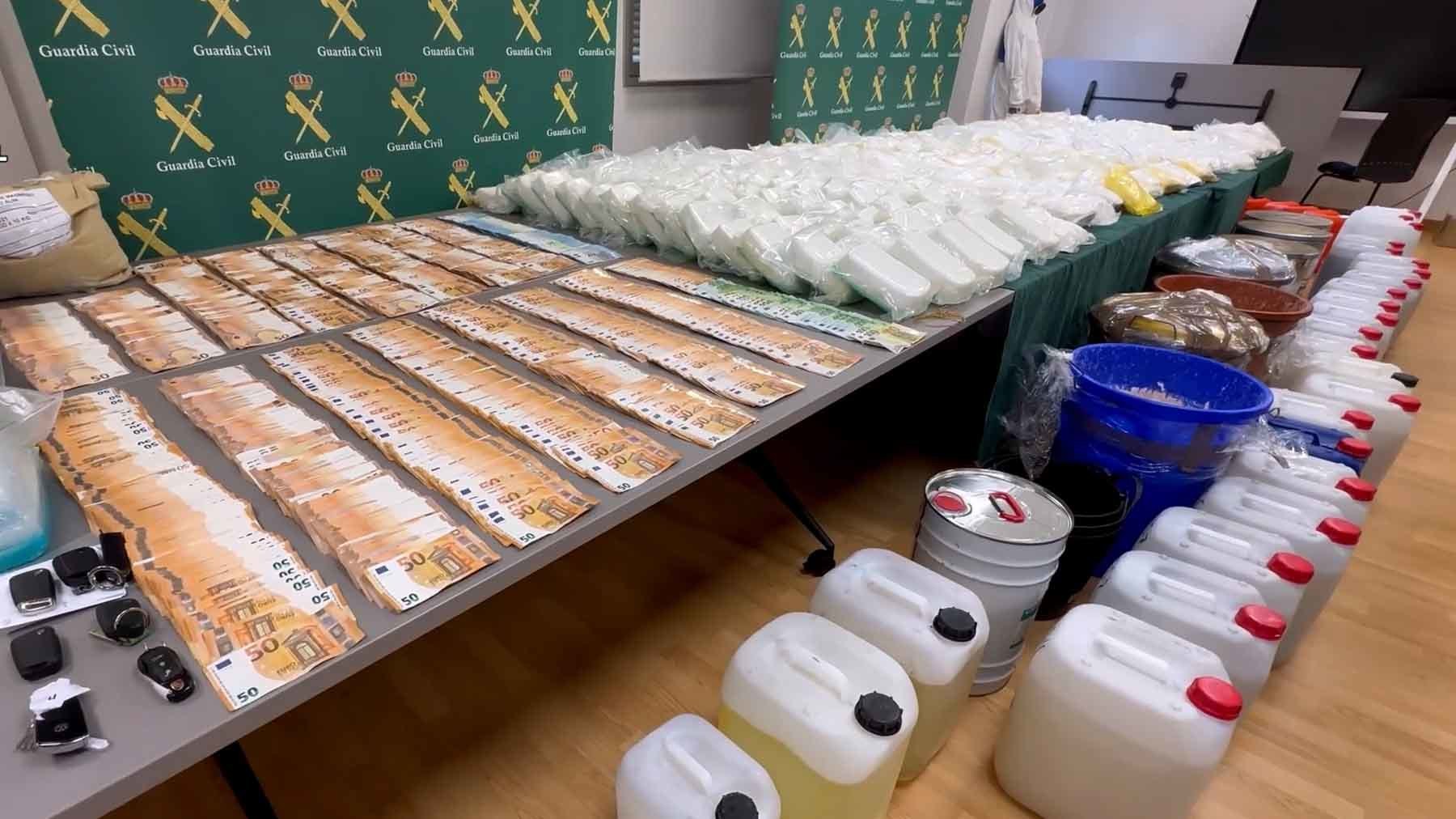 Desmantelado el mayor laboratorio de speed de Europa tras la detención de un hombre en el peaje de Zuasti