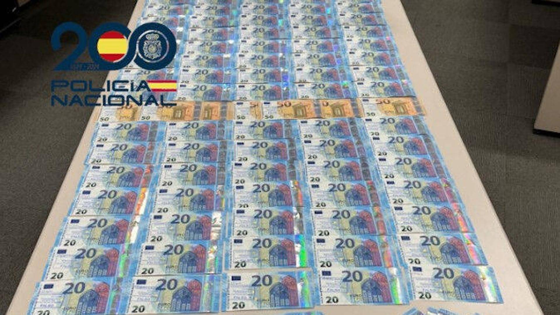 Desmantelan red de distribución de billetes falsos de la Camorra napolitana a través de empresas de paquetería en España y Europa