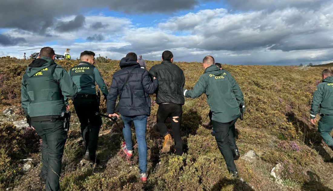 Por tierra y aire: así se localizó a la persona que se fugó de un furgón policial en Puebla de Sanabria