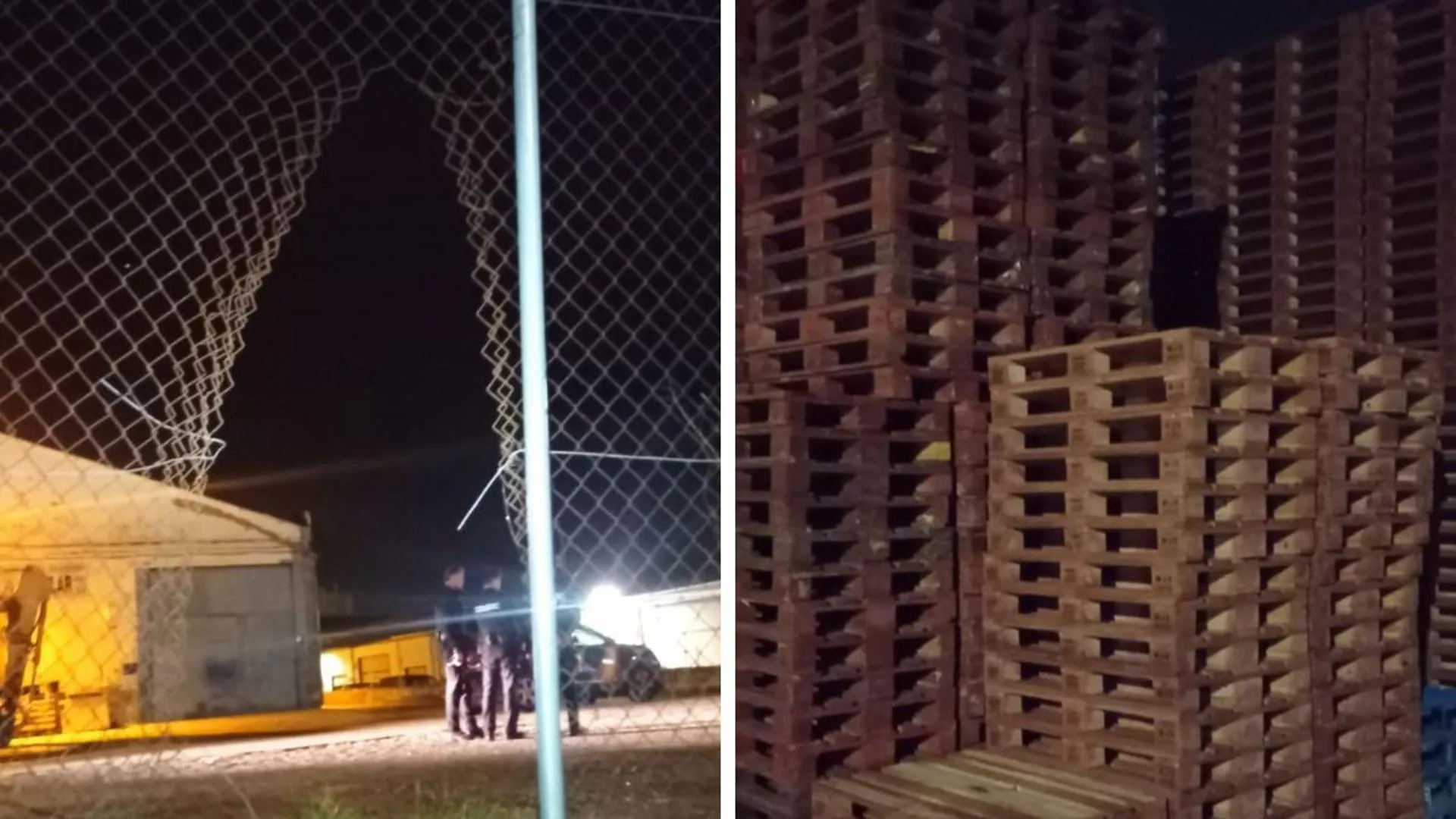 Dos detenidos por intentar robar palés de una empresa en Burgos Este