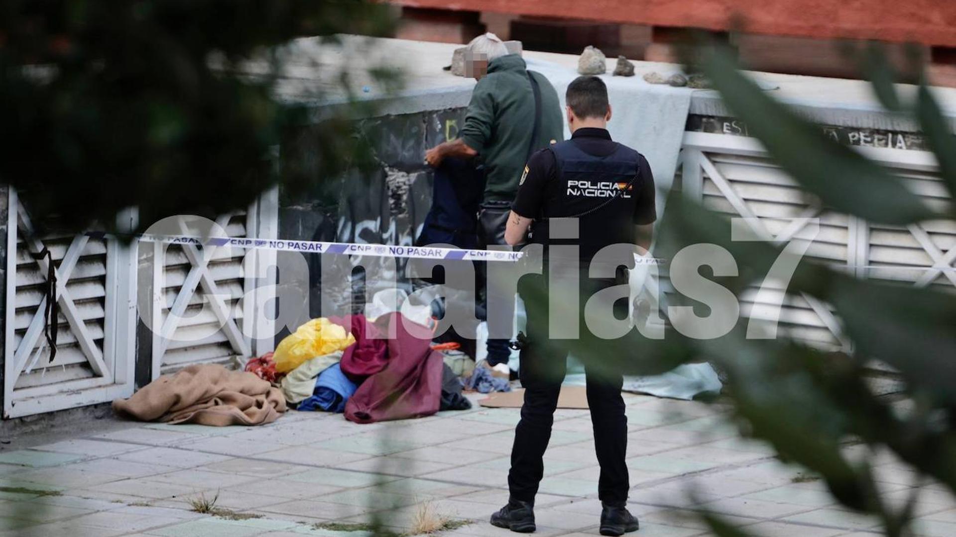 Encuentran cuerpo sin vida de persona sin hogar en Las Palmas de Gran Canaria