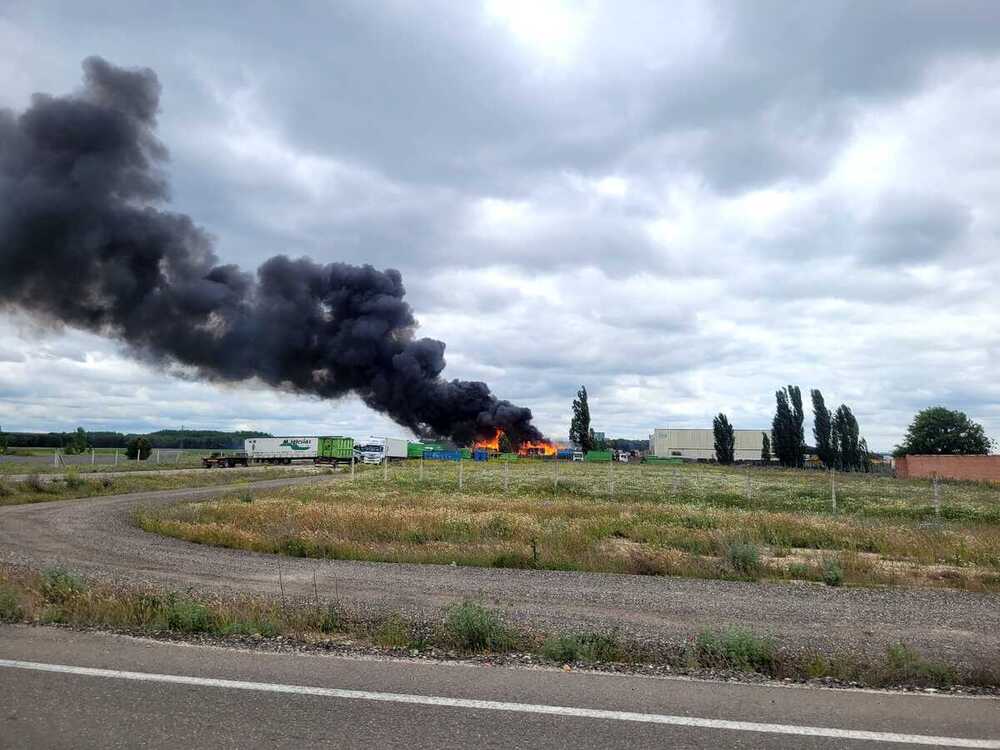 La empresa de gestión de residuos Marepa sufre un incendio