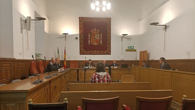 Interior de una sala de la Audiencia de Granada en otro juicio