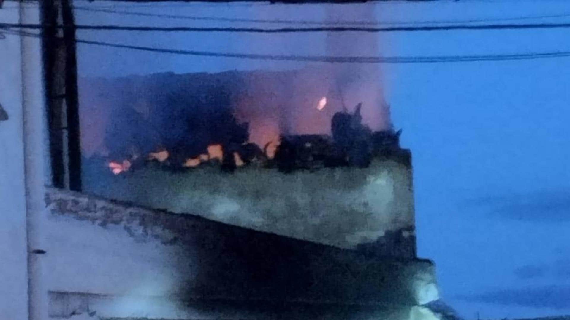 Incendio en vivienda de Rincón de Soto moviliza a bomberos y residentes