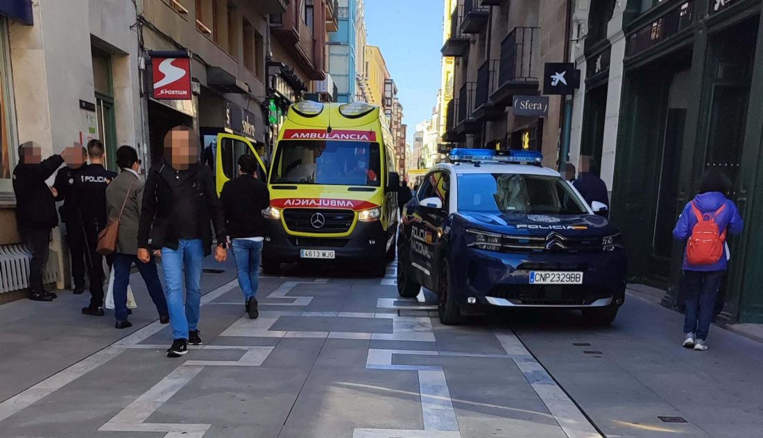 Altercado en el centro de Zamora: amplio despliegue de los servicios de emergencias