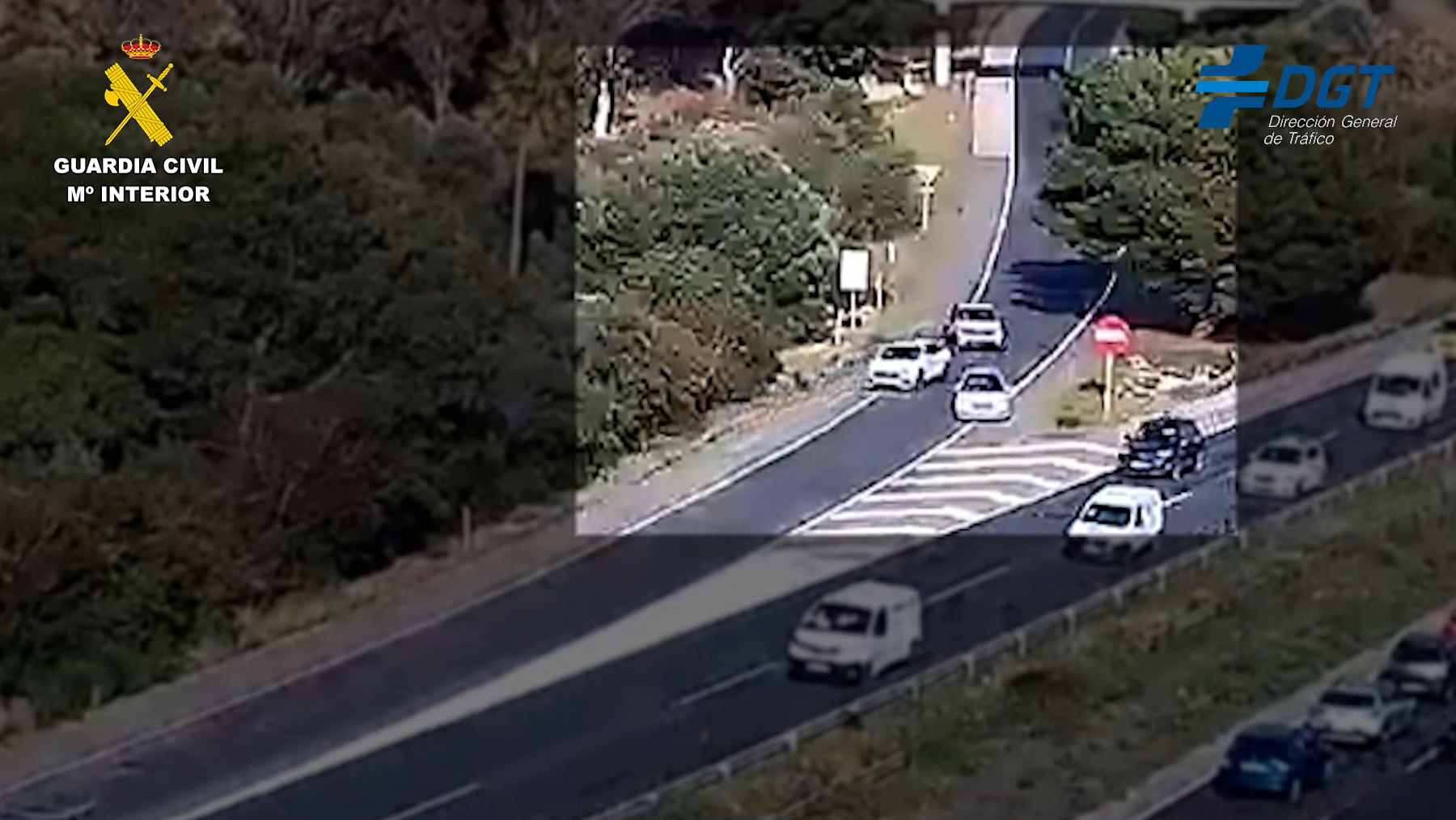 Un conductor embiste con su coche a otro en una autopista de Mallorca tras una discusión