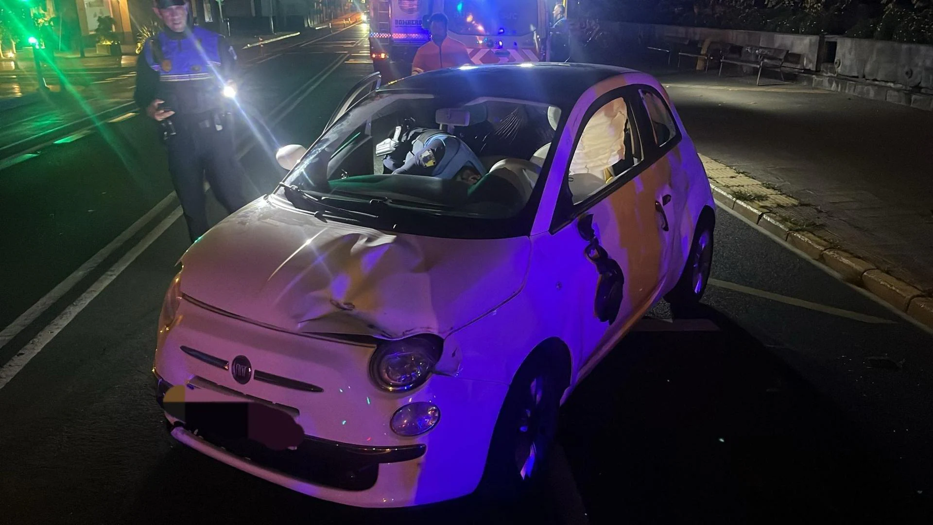 Mujer protagoniza aparatoso accidente y da positivo en alcohol en Las Palmas de Gran Canaria