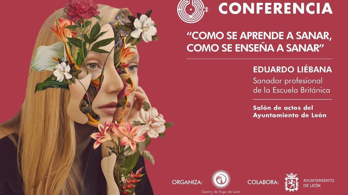 Cartel de la conferencia de la pseudoterapia permitida por el Ayuntamiento de León.