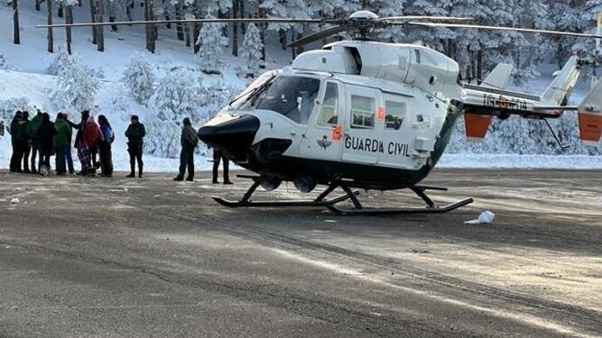 Imagen de archivo del helicóptero de la Guardia Civil.