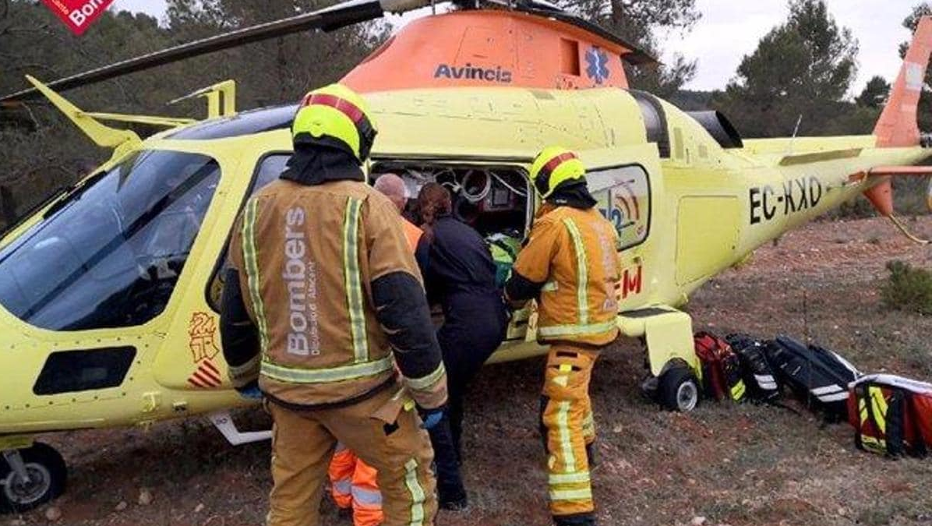 Trágico accidente en Relleu: Fallece hombre de 81 años después de volcar su tractor