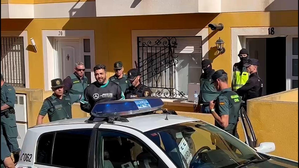 Detienen al conocido narcotraficante murciano El Karateca en una macro operación contra el tráfico de cocaína