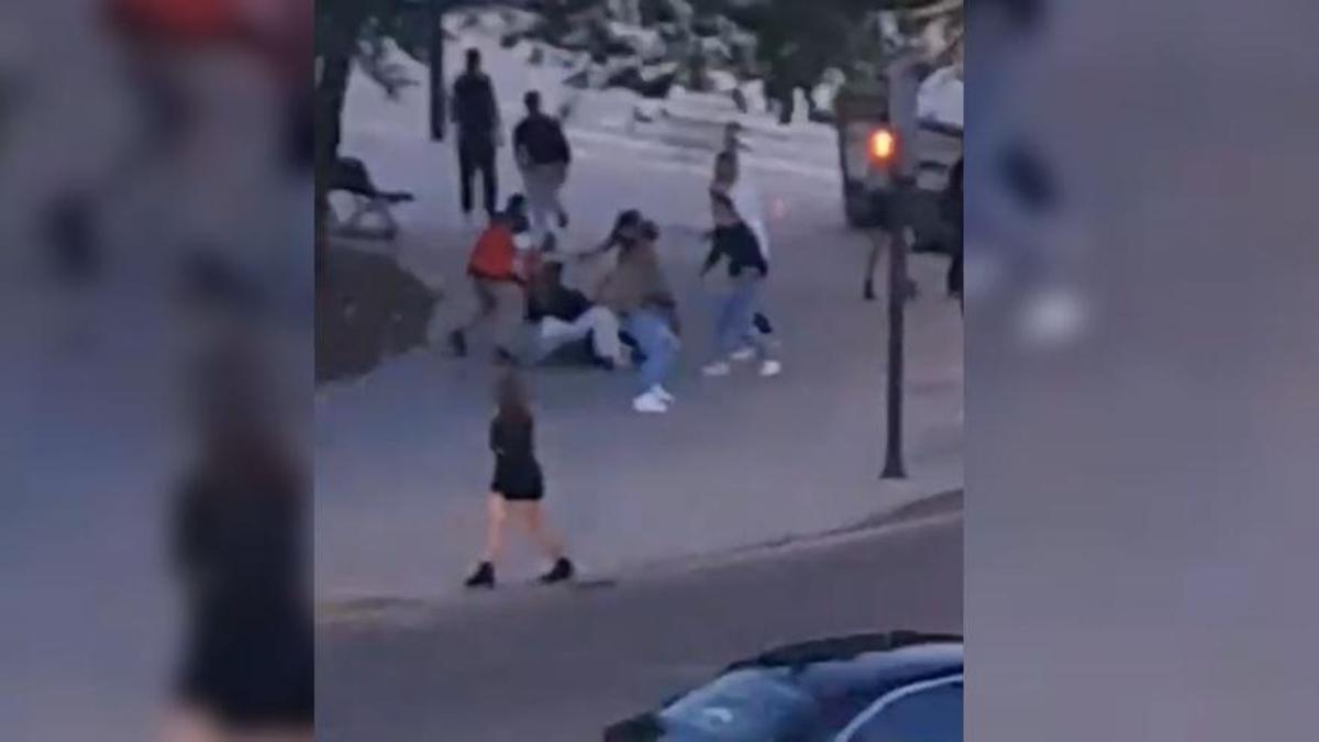 Así empezó la pelea del linchamiento de Valencia