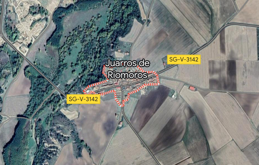 Dos heridos en un accidente vial en la SG-V-3142