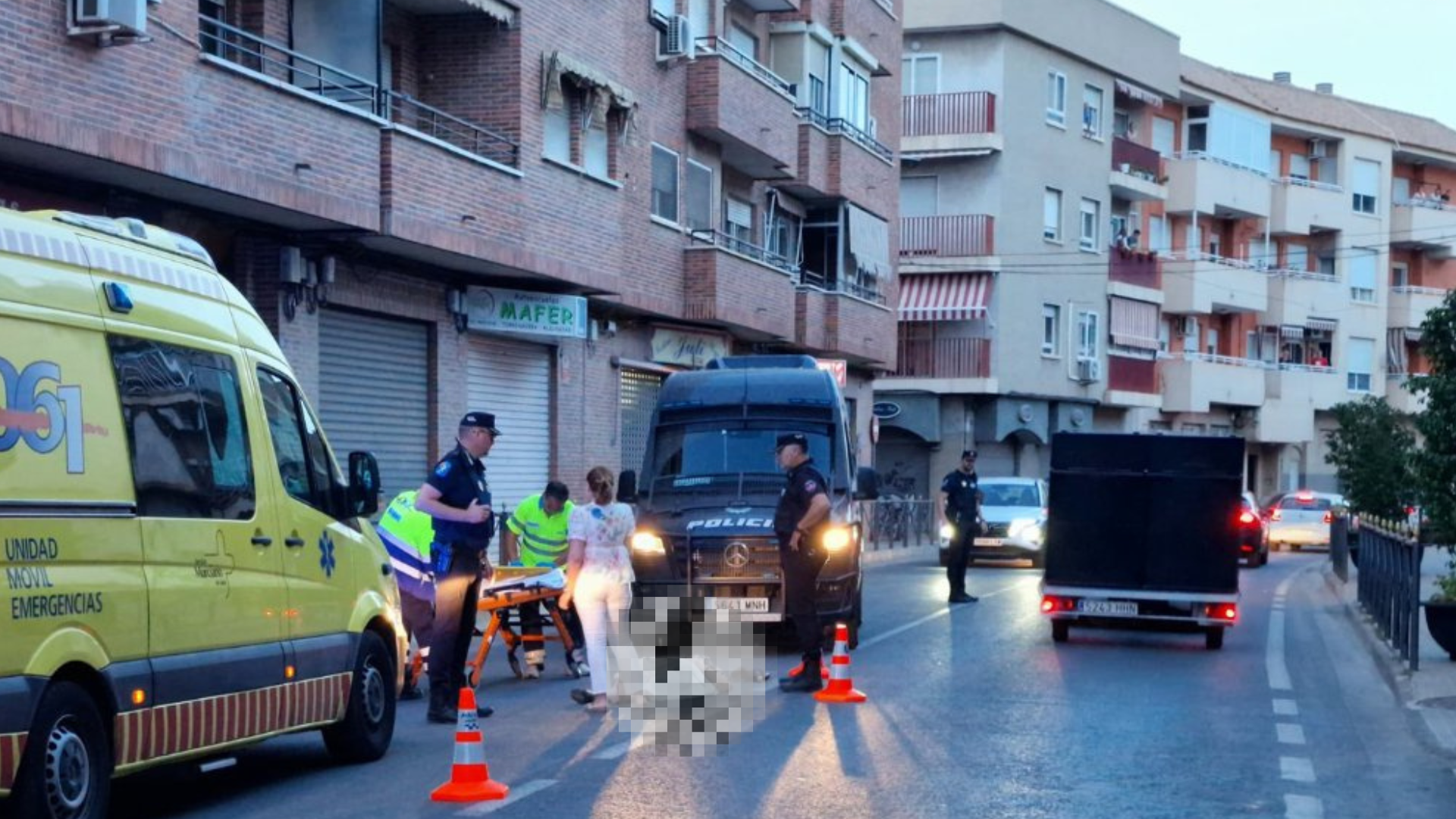 Muere una anciana atropellada en Torreagüera y el conductor se da a la fuga