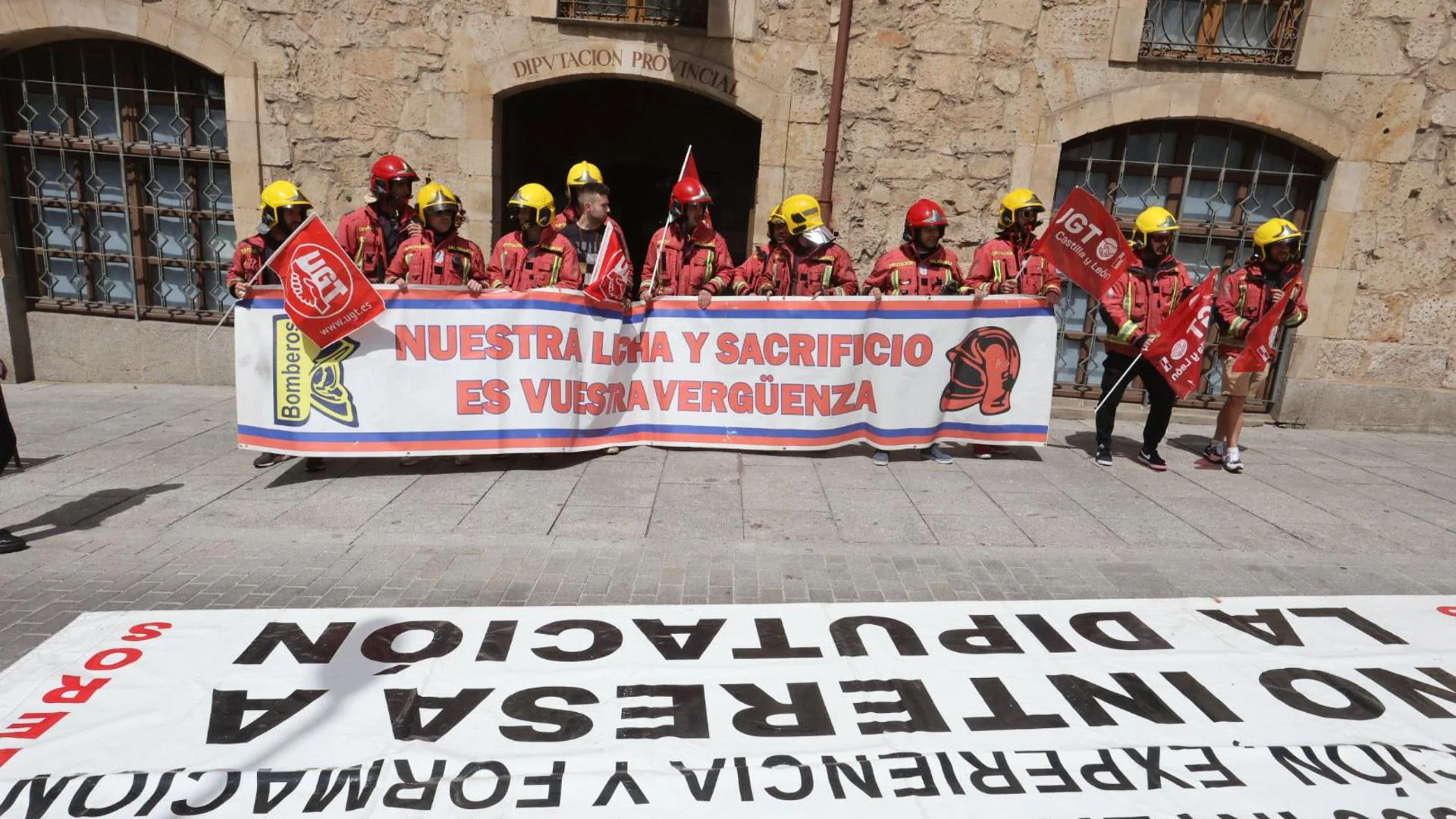 Una vez más, los bomberos de Salamanca demandan reconocimiento profesional