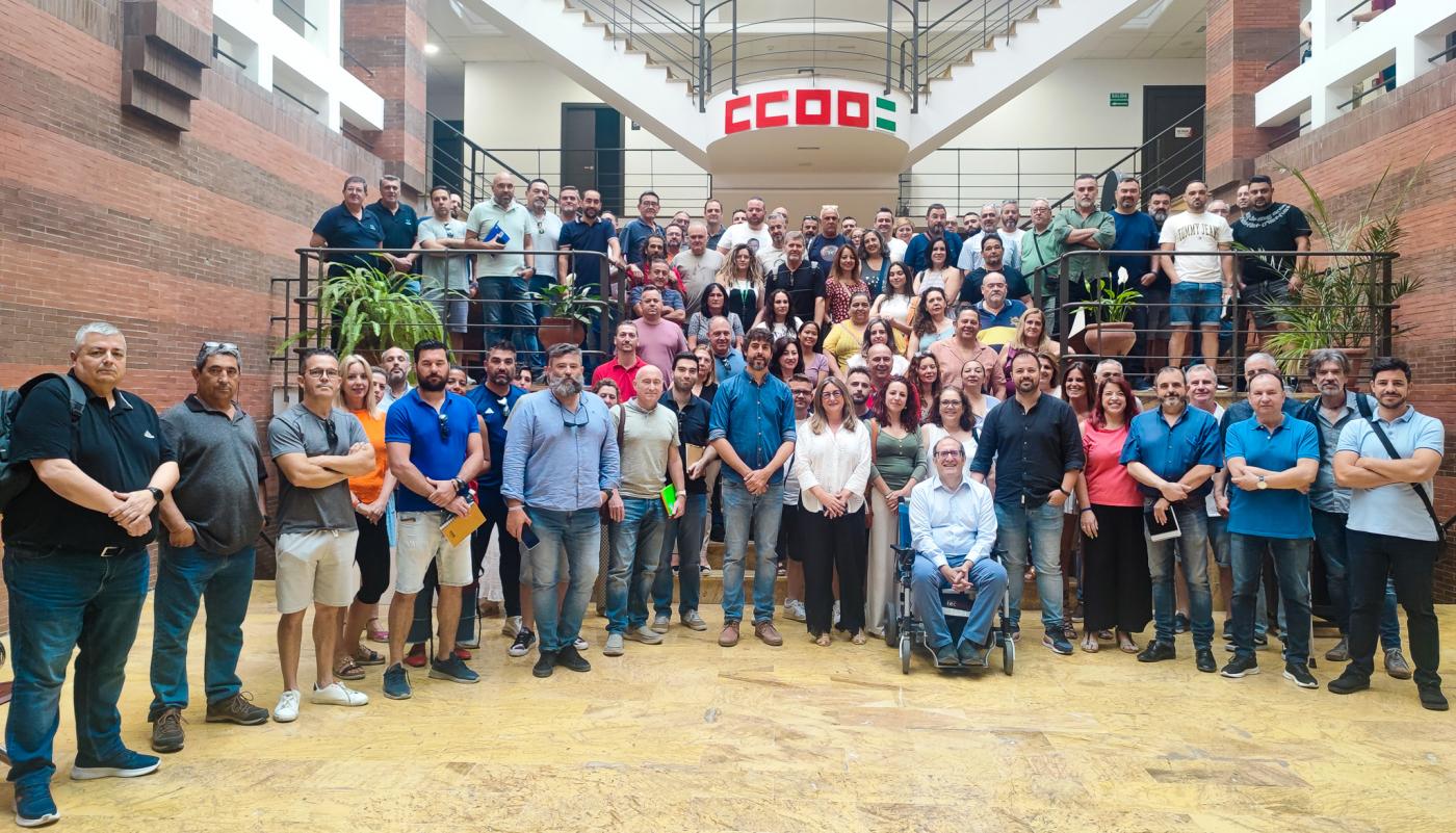 Los participantes en la jornada. - CCOO