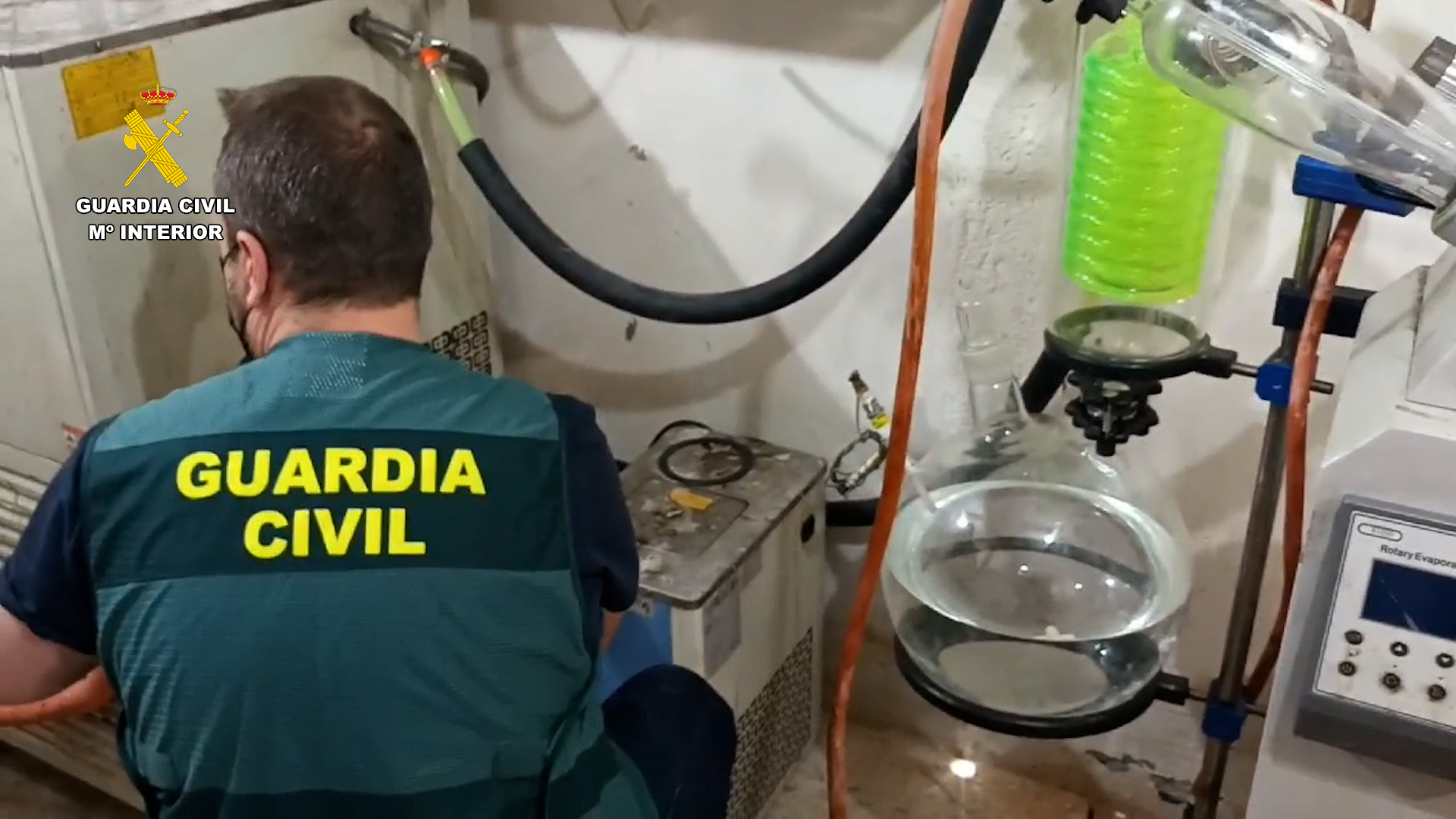 Operativo desde Vitoria: Desmantelan un laboratorio de metanfetamina