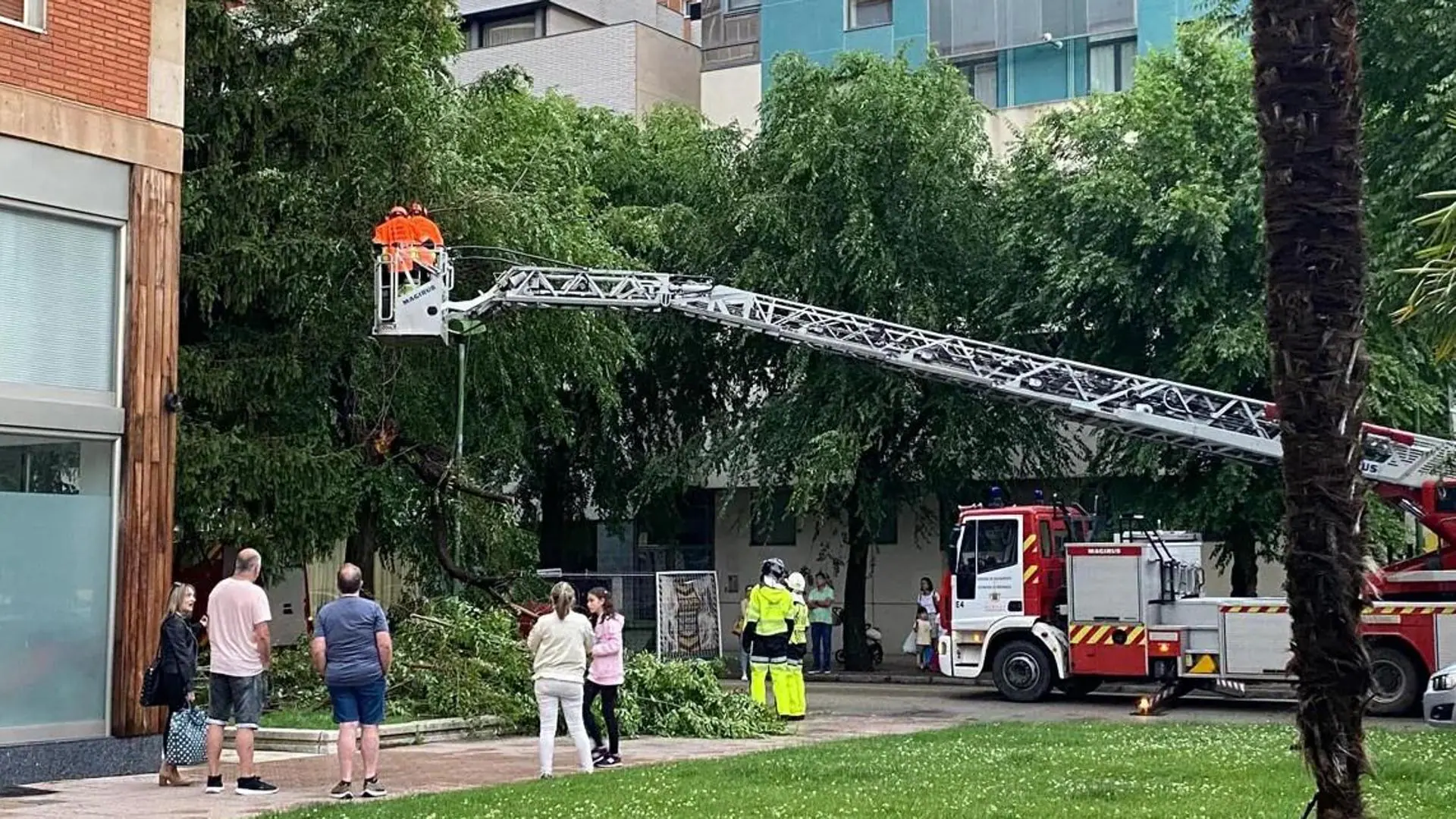 Fuertes lluvias provocan inundaciones y múltiples incidencias en Burgos