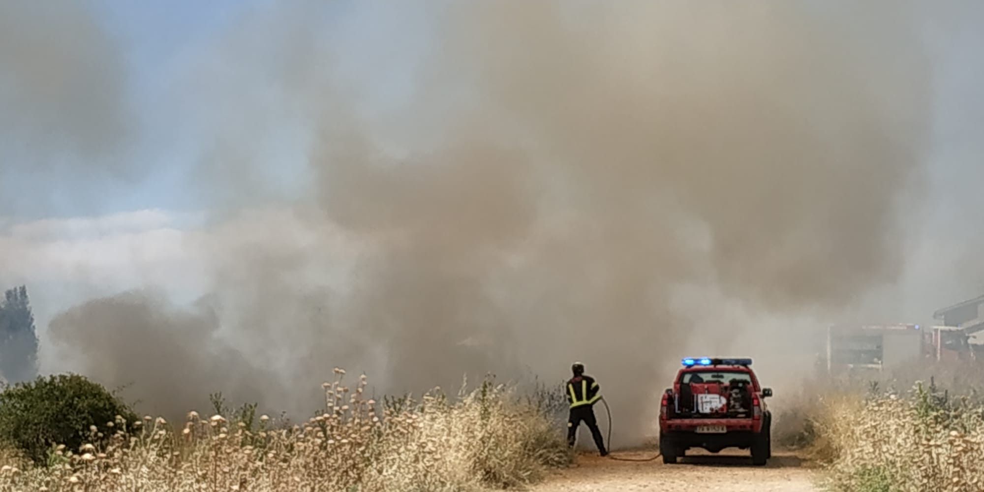 Imagen de archivo de un incendio