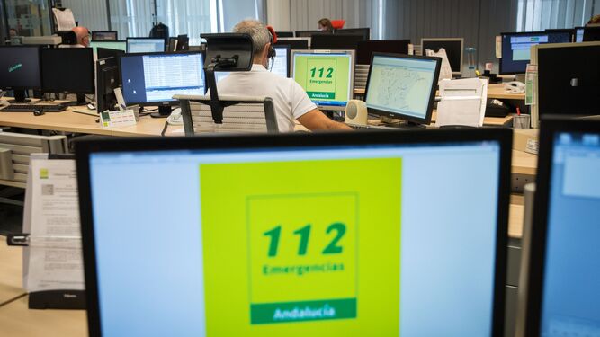 Imagen de archivo de una sala del 112