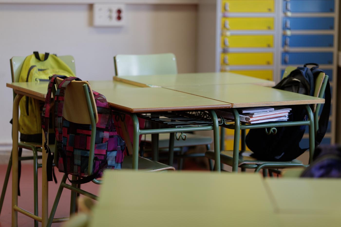 UN AULA DE UN COLEGIO. - EP