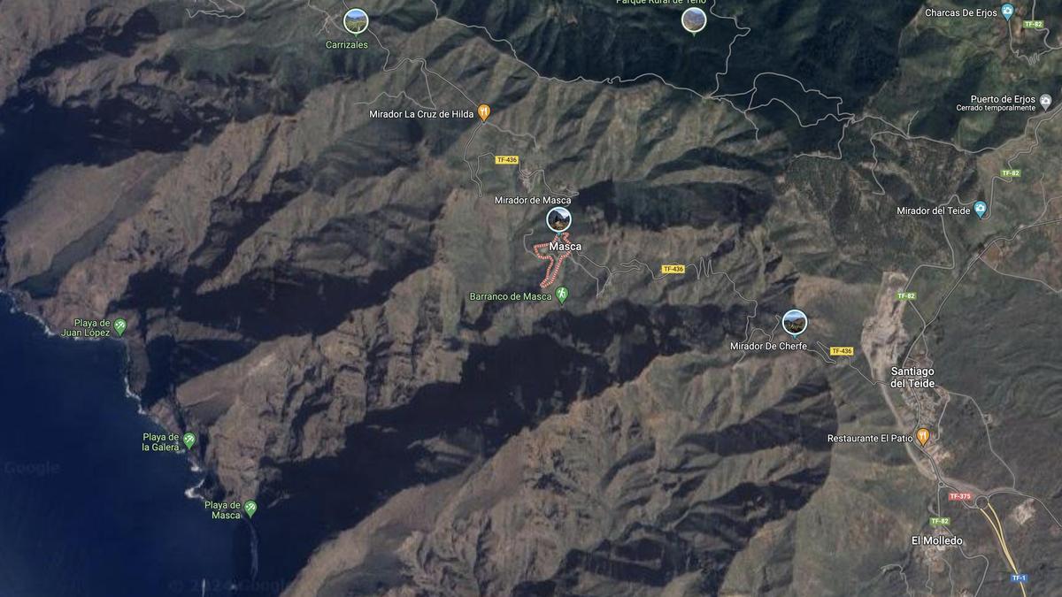 La Guardia Civil organiza un macrodispositivo para buscar al turista británico desaparecido en Tenerife