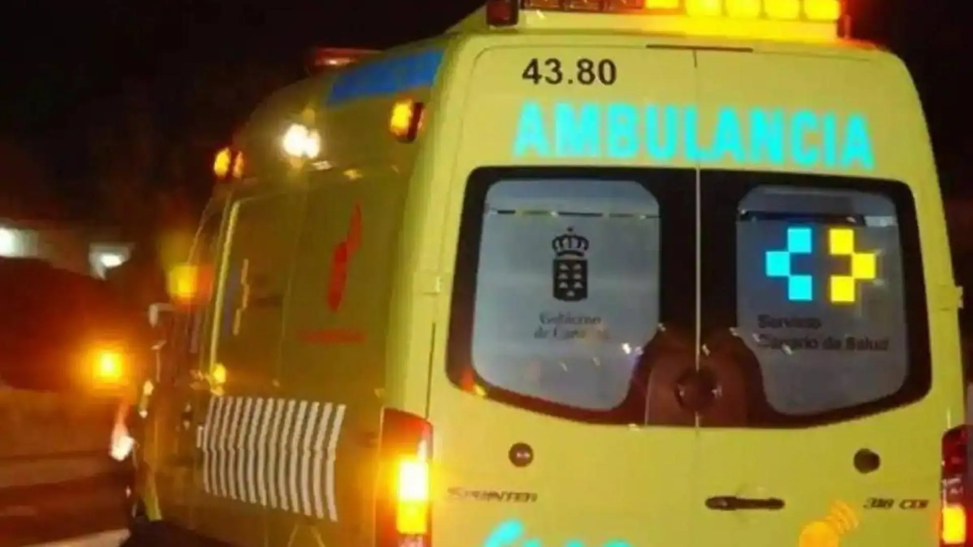 Un motorista, herido grave tras sufrir una caída de madrugada en San Bartolomé de Tirajana