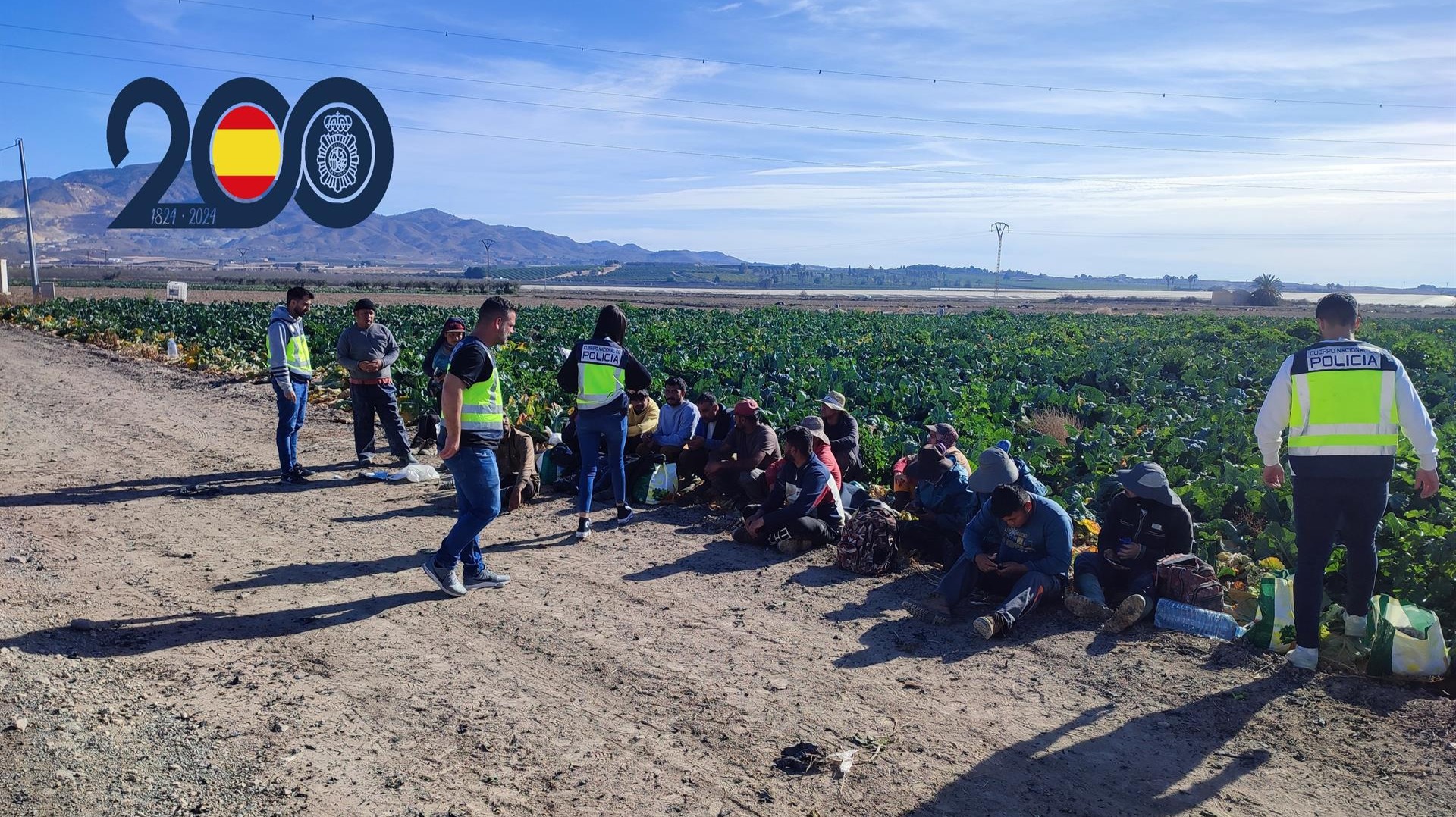 Detienen a 46 personas en Murcia y Lorca por explotación laboral