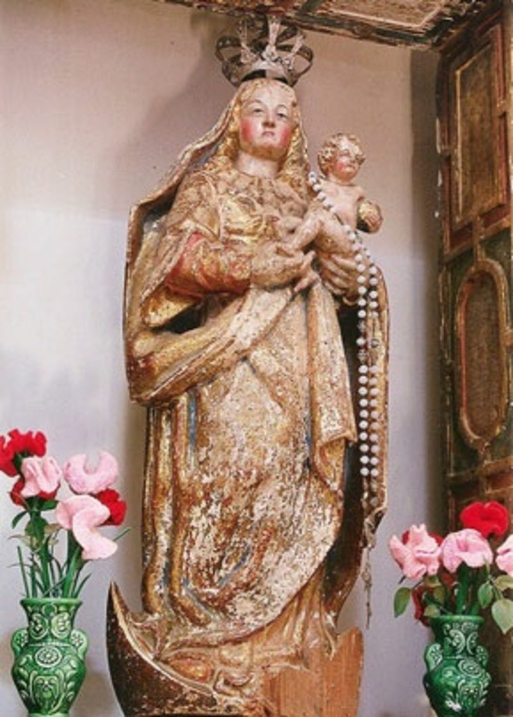 Recuperadas dos valiosas piezas de arte sacro robadas en 2016: una Virgen del Rosario del siglo XVI y un San Antonio Abad del siglo XVII