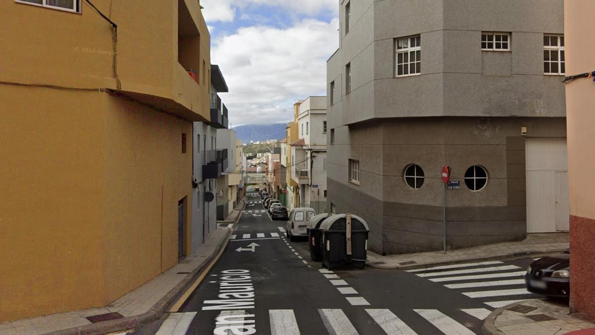 Calle San Mauricio, en Santa Cruz de Tenerife.