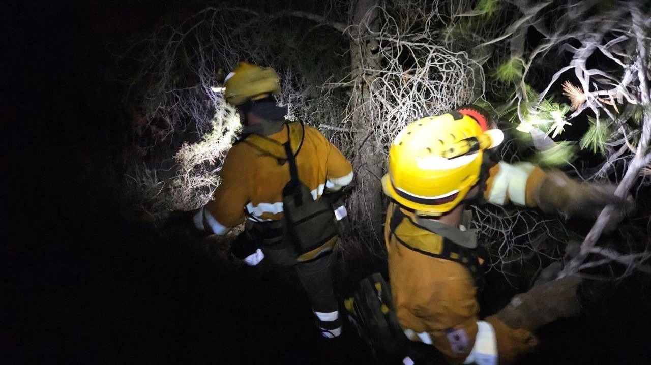 Extinguido un conato de incendio forestal con dos focos en Murcia