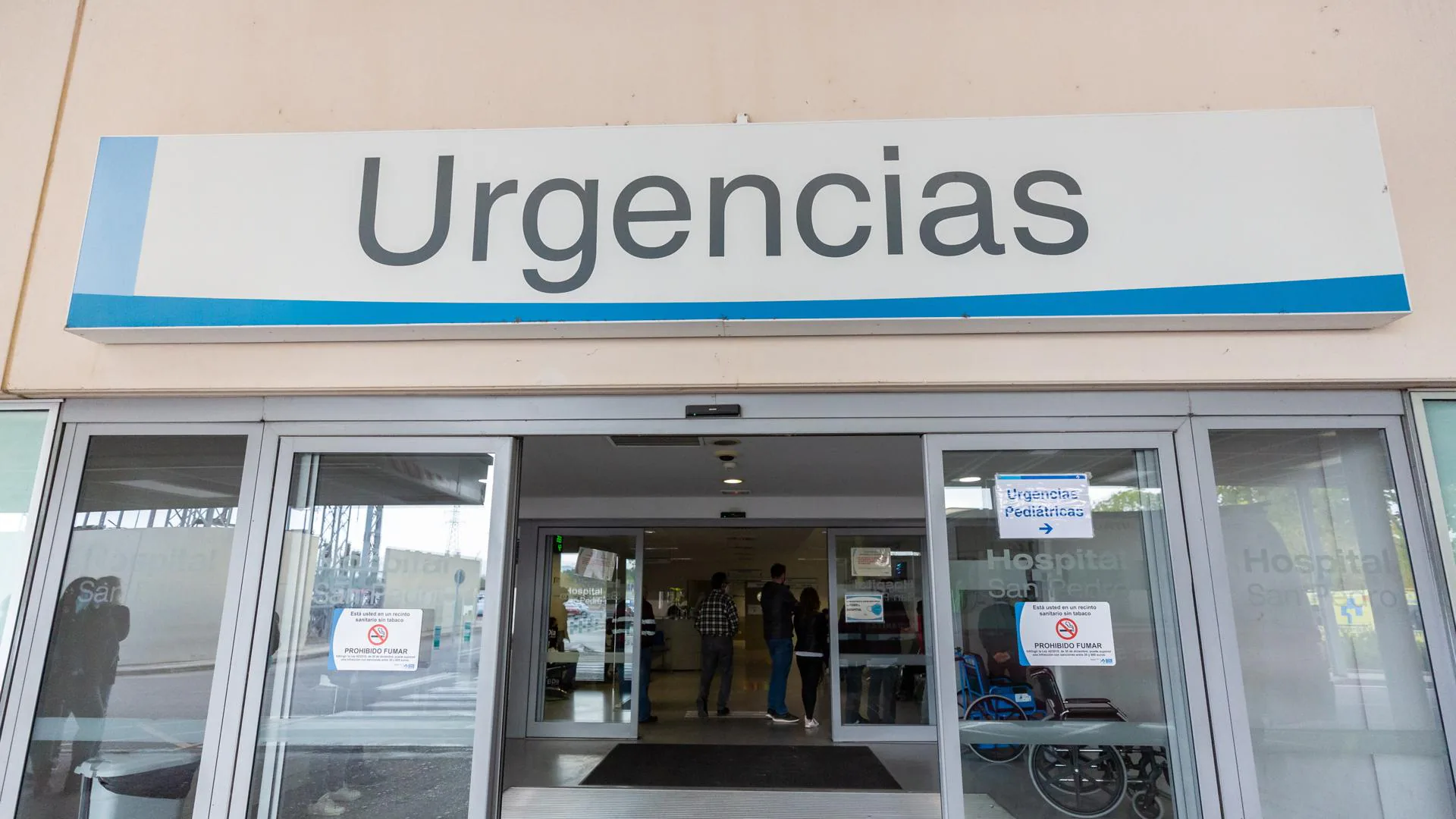 Herido al salirse de la vía en Hervías
