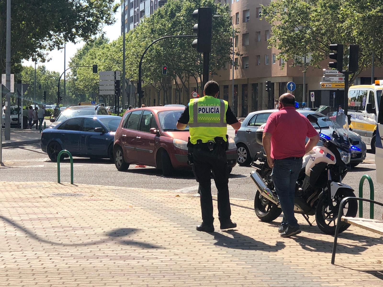 Imagen de archivo de un accidente en la avenida Cardenal Cisneros
