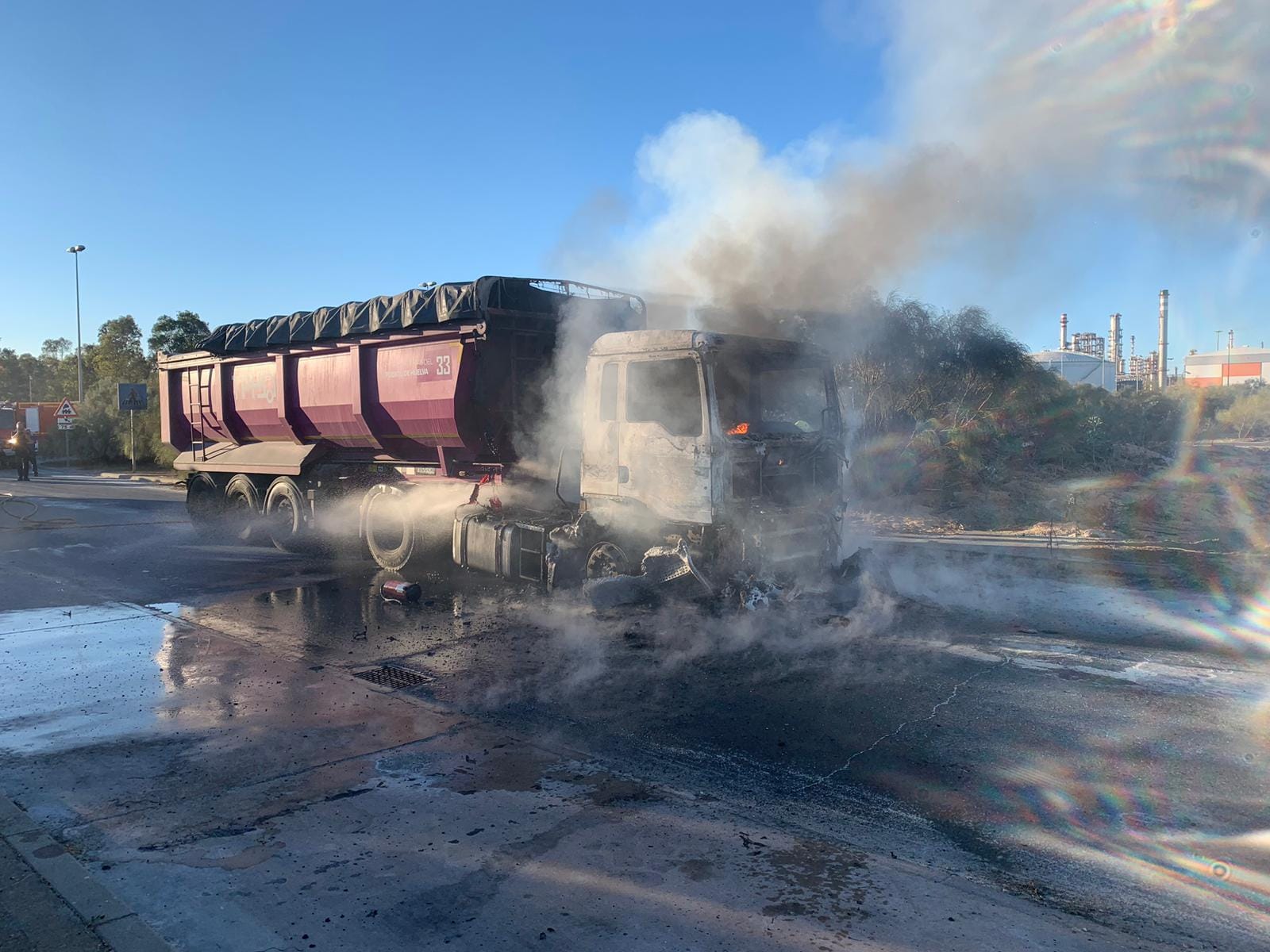 Bomberos de San Juan del Puerto intervienen en la extinción de un ...