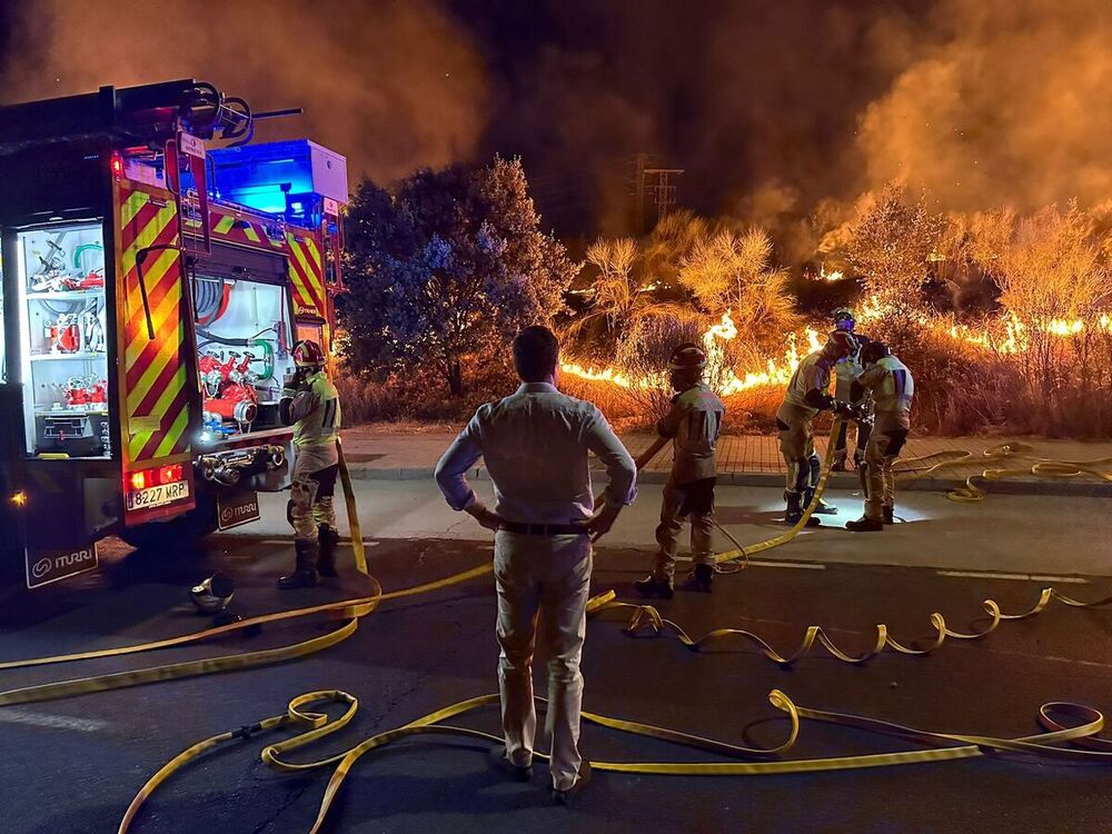 Controlado un pequeño incendio de maleza en Valparaíso